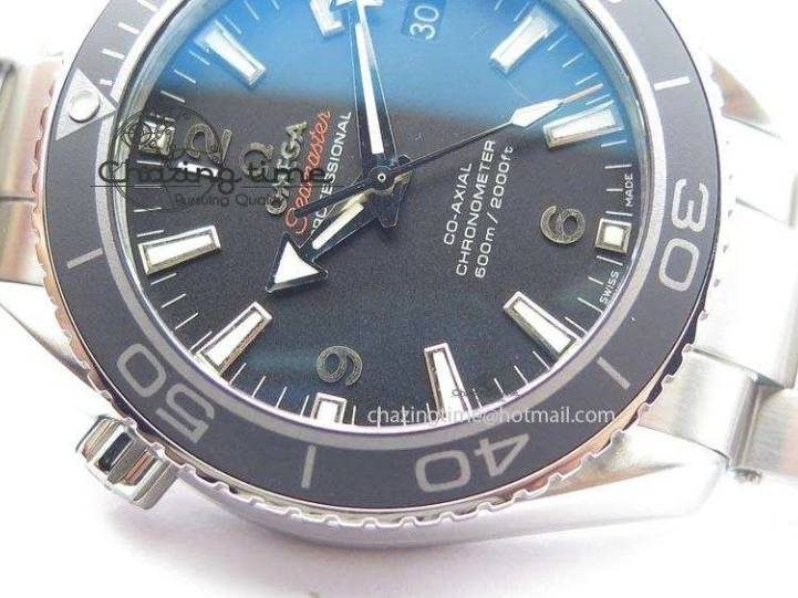 0507 Planet Ocean SS Bp Maker 45mm Black Bezel On SS Bracelet A OnTrend 8218